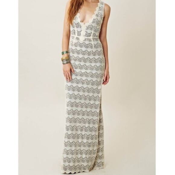 Korovilas Katie Lace Maxi Dress Size Small - Picture 1 of 8